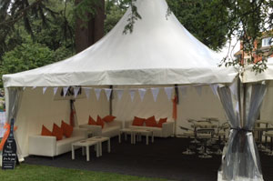 Pagoda style marquees