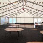 Party marquees unlined