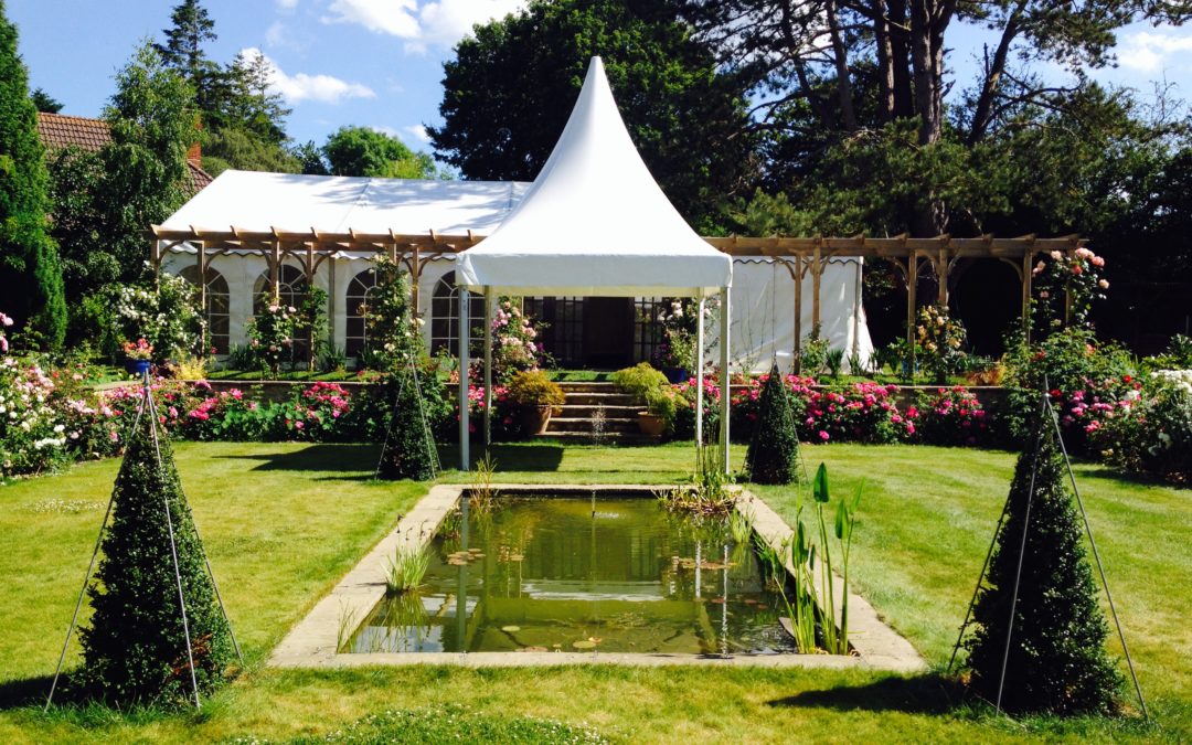 Spring party marquee Dorset