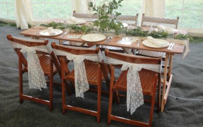 Wedding Ideas – Rustic Tables and Chairs
